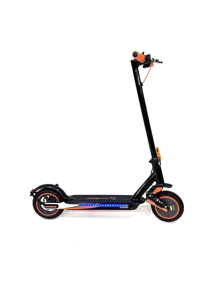 كي يو جي أو أو سكوتر كهربائي قابل للطي Kugoo Pro-4، بطارية 36 فولت 7.8 أمبير، محرك 350 واط، مدى أقصى 20-25 كم/ساعة، إطارات هوائية 8.5 بوصة، سكوتر كهربائي قابل للطي للبالغين - عمر بطارية طويل وحمولة قصوى 120 كجم - Image 1